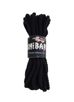 Бавовняна мотузка для шібарі Feral Feelings Shibari Rope, 8 м чорна SO4002 SafeYourLove