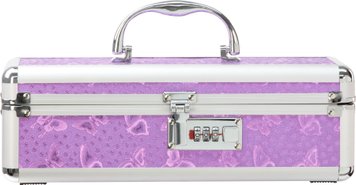 Кейс для зберігання секс-іграшок BMS Factory - The Toy Chest Lokable Vibrator Case Purple з кодовим SO5562 SafeYourLove