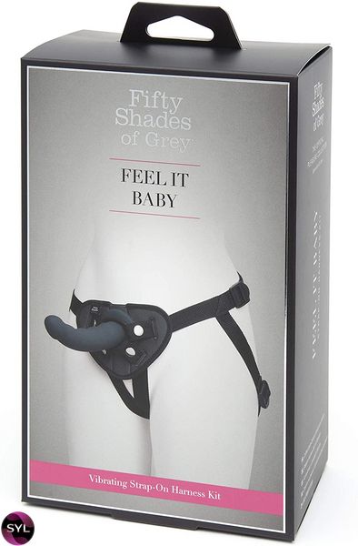 Набір Vibrating Strap-on Harness Kit Колекція: Feel it Baby Fifty Shades of Grey (Великобританія) 80003 SafeYourLove