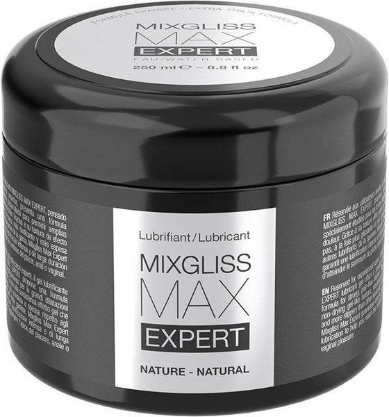 Gęsty lubrykant do penetracji i seksu analnego MixGliss MAX Expert Nature (250 ml) na bazie wody