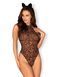 Боді-тедді Obsessive Leocatia teddy, розмір L/XL SO7713 фото 1 Safeyourlove