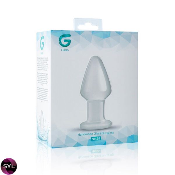 Скляна анальна пробка Gildo Glass Buttplug No. 25 SO4416 SafeYourLove