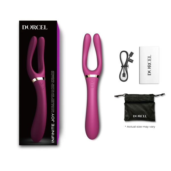 Вибратор-стимулятор Dorcel INFINITE JOY PLUM, многофункциональный, унисекс SO7380 фото