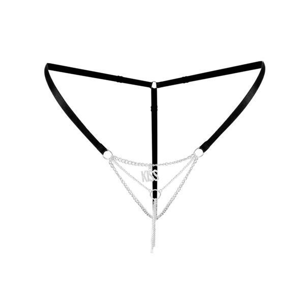 Sexy panties with chain and pendant Art of Sex - KISS panties, size XS