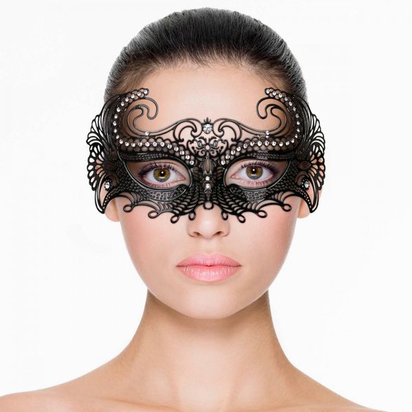 Маска металева чорна Easytoys Venetiaans Masker ET25487 SafeYourLove