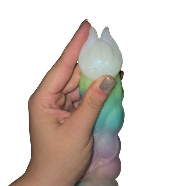 Вібратор люмінесцентний з пультом UNIVIBE Unicorn, кольоровий, 25 х 5.7 см FC1778 SafeYourLove