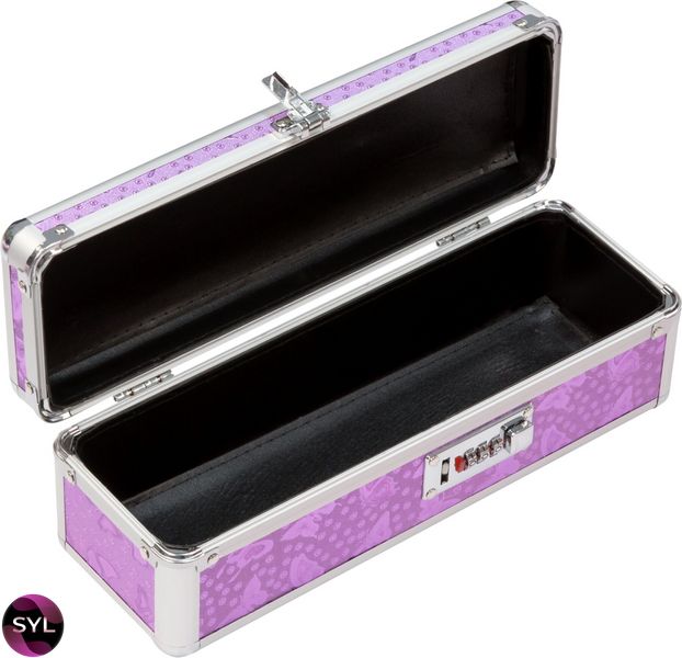 Кейс для зберігання секс-іграшок BMS Factory - The Toy Chest Lokable Vibrator Case Purple з кодовим SO5562 SafeYourLove