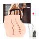 Kokos Cherry 2WayPlus half-torso masturbator with massage and vibration function with vibration and massage, two entrances: vagina and ass