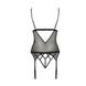 Корсет з відкритими грудьми Passion DIABOLINA CORSET black PS25805 фото 4 Safeyourlove