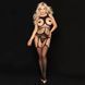 Bodystocking with imitation of stockings and open breasts Yara, S/M