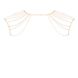 Цепочки на шею, плечи и спину MAGNIFIQUE цвет: золотистый Bijoux Indiscrets (Испания) B0185 фото 3