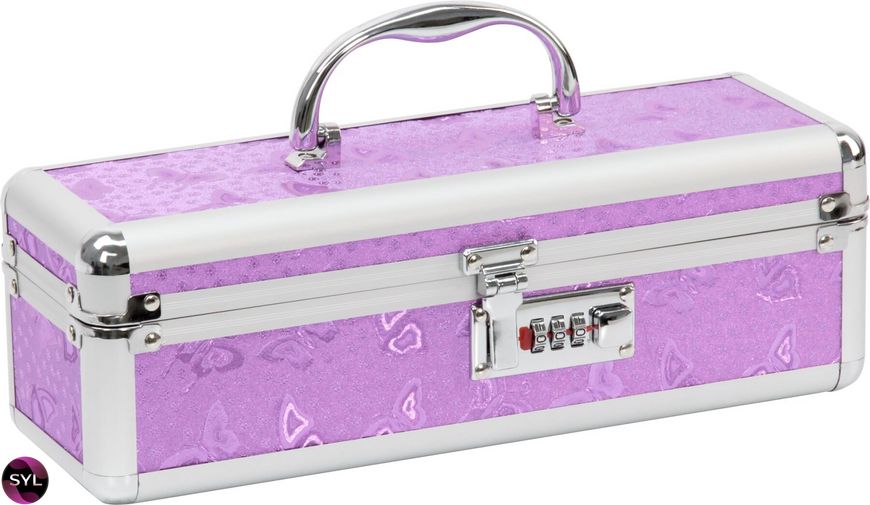 Кейс для зберігання секс-іграшок BMS Factory - The Toy Chest Lokable Vibrator Case Purple з кодовим SO5562 SafeYourLove