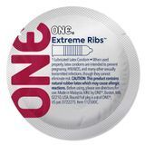 Презерватив ONE Extreme Ribs, 1 шт, ребристий, зі змазкою SX0774 SafeYourLove