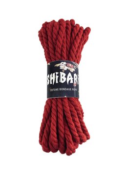 Бавовняна мотузка для шібарі Feral Feelings Shibari Rope, 8 м червона SO4003 SafeYourLove