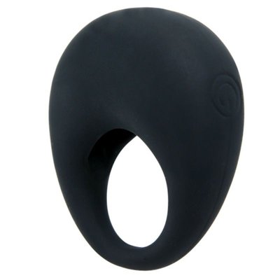 Эрекционное кольцо с вибрацией со съемной вибропулей черное, 5.5 х 2.2 см 16667 /BI-210140 фото