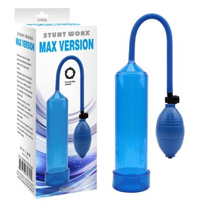 Помпа Max Version Penis Pump, Blue CH65769 фото