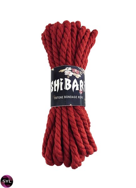 Бавовняна мотузка для шібарі Feral Feelings Shibari Rope, 8 м червона SO4003 SafeYourLove