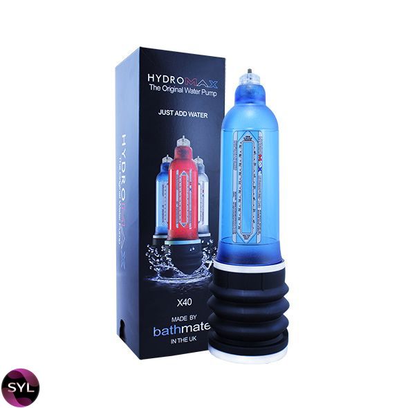 Гідропомпа Bathmate Hydromax 9 Blue (X40), для члена довжиною від 18 до 23см, діаметр до 5,5 см HM-40-AB SafeYourLove