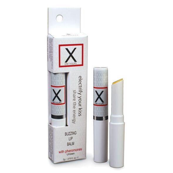 Stymulujący balsam do ust unisex Sensuva - X on the Lips Original z feromonami