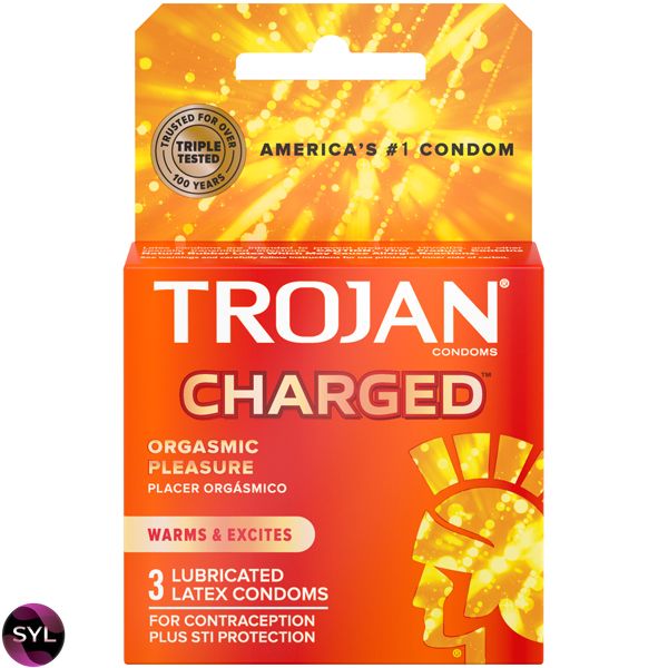 Упаковка 3шт Trojan Charged UCIU000221 фото