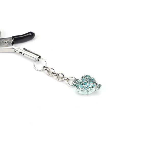 Зажимы для сосков Liebe Seele Glow-in-dark Nipple Clamps Light SX1684 фото