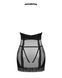 Напівпрозора сорочка з відкритими грудьми Obsessive Lacrisia chemise, з чокером, розмір M/L SO7287 фото 6 Safeyourlove
