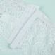 Set of lace Star Night, garter belt + thong panties, white