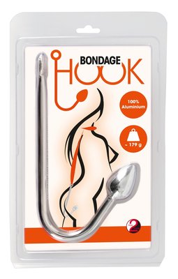 Крюк Анальный Bondage Hook, металл 534862 фото
