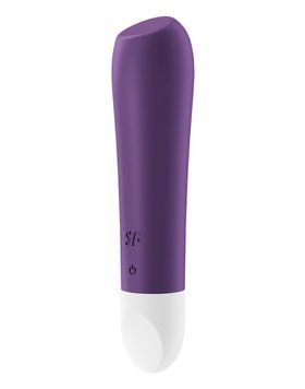Fioletowy satisfyer Ultra Power Bullet 2 Czarny wibrator akumulatorowy
