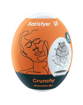 Самозмащувальний мастурбатор-яйце Satisfyer Masturbator Egg Crunchy, одноразовий, не потребує змазки SO5525 SafeYourLove