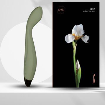 Вибратор для точки G SYL IRIS &ndash; чувственная стимуляция для ярких ощущений, цвет OLIVE
