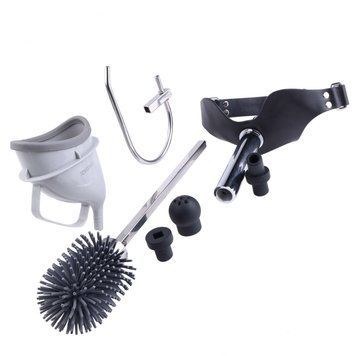 Набор для доминирования LOCKINK SEVANDA Objectification Bathroom Set, маска и 4 насадки SX0894 фото
