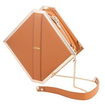 Коричневая сумка LOCKINK Mysterious Square Kink Bag SX0842 фото