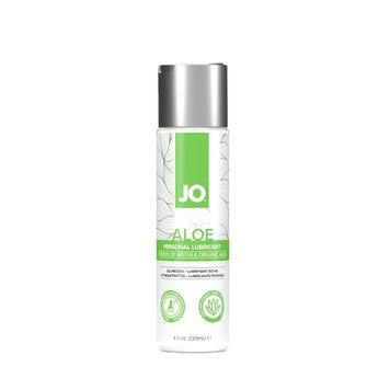 JO H2O Organic Aloe Water-Based Lubricant (120 ml), moisturizing and soothing effect