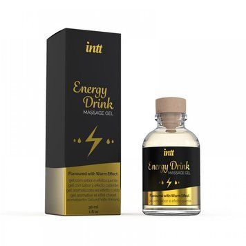 Massage gel with a warming effect Intt Energy Drink 30 ml