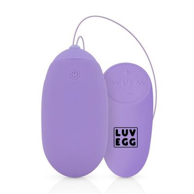 Вагинальное яйцо с вибрацией и дистанционным пультом Luv Egg XL лиловое LUV002PUR фото