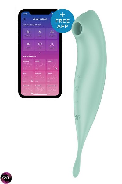 Вакуумный вибратор Satisfyer Twirling Pro+ вакуумный вибратор SO6716 фото