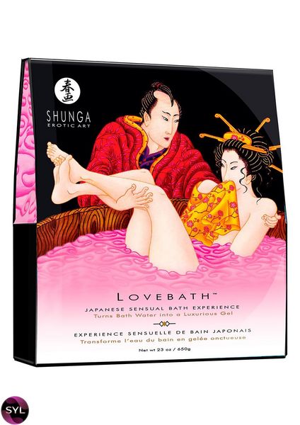 Гель для ванны Shunga LOVEBATH – Dragon Fruit 650 г, делает воду ароматным желе со SPA эффектом SO2544 фото