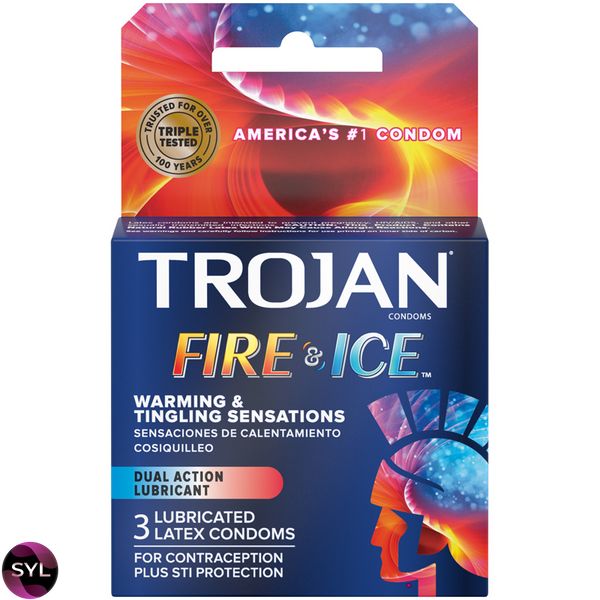 Упаковка презервативов 3шт Trojan Fire & Ice UCIU000223 фото