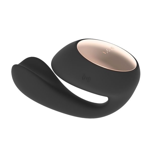 Смарт-вібратор LELO Ida Wave Black, вагінально-кліторальний, технологія WaveMotion, 2 мотори SO8076 SafeYourLove