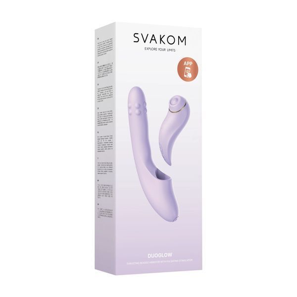 Svakom DuoGlow 5 w 1 inteligentny wibrator, wibrator z kulkami pulsacyjnymi i stymulator pulsacyjny, podgrzewany