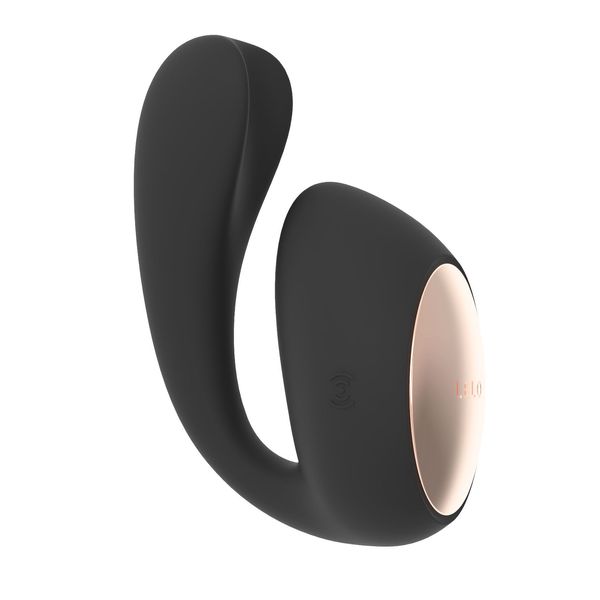 Смарт-вібратор LELO Ida Wave Black, вагінально-кліторальний, технологія WaveMotion, 2 мотори SO8076 SafeYourLove