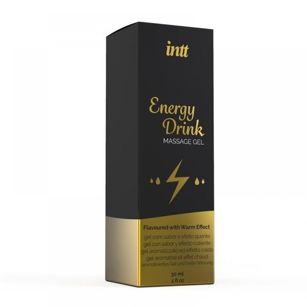 Żel do masażu o działaniu rozgrzewającym Intt Energy Drink 30 ml