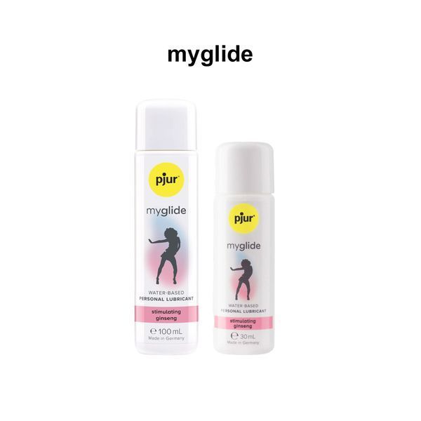 Stimulating water-based lubricant pjur my glide 30 ml, with ginseng, warms
