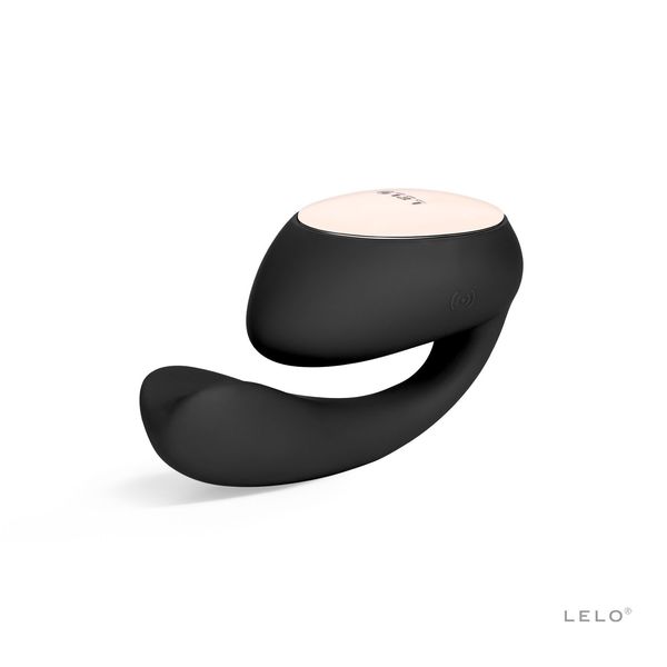 Смарт-вибратор LELO Ida Wave Black, вагинально-клиторальный, технология WaveMotion, 2 мотора SO8076 фото