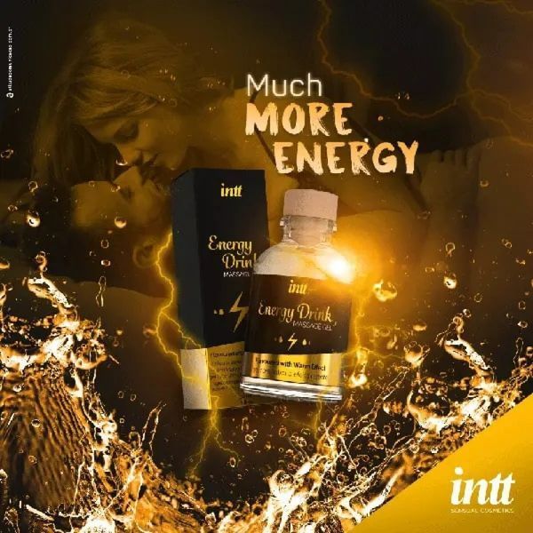 Żel do masażu o działaniu rozgrzewającym Intt Energy Drink 30 ml