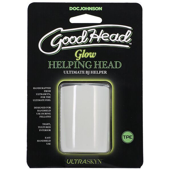 Мастурбатор для чоловіків Doc Johnson GoodHead - Glow Helping Head SO9852 SafeYourLove