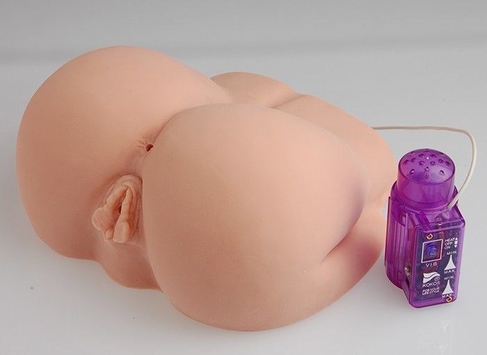 Kokos Oknyeo 2WayPlus ass masturbator with massage and vibration function, two entrances: vagina and ass