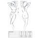 Gorset z dekoltem Passion ERZA CORSET czarny