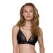 Еластичний топ з мереживом Passion TOP black SO4178 фото 1 Safeyourlove